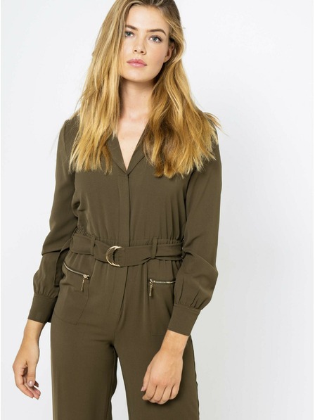 CAMAIEU Khaki kombinéza CAMAIEU