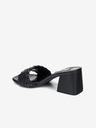 Steve Madden Čierne dámske papuče na podpätku Steve Madden Aspyn Wide