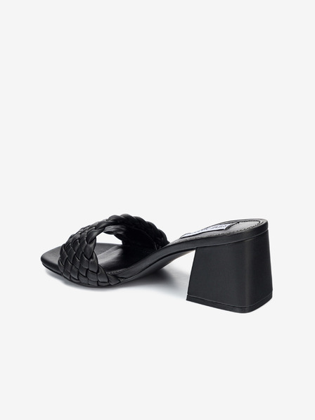 Steve Madden Čierne dámske papuče na podpätku Steve Madden Aspyn Wide