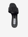 Steve Madden Čierne dámske papuče na podpätku Steve Madden Aspyn Wide