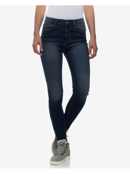 Sam 73 Modré dámske slim fit džínsy Sam 73