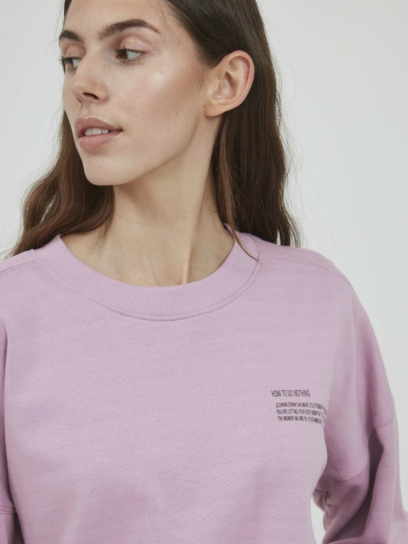 ICHI Ružová dámska mikina ICHI