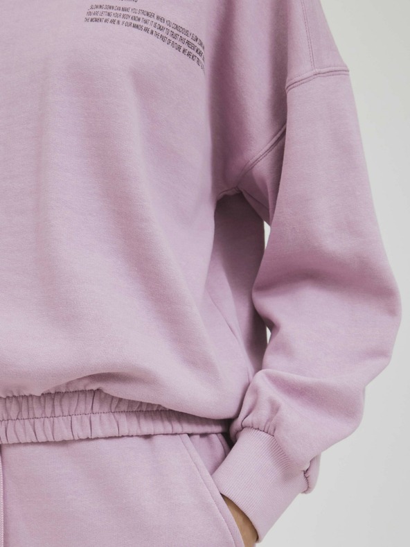 ICHI Ružová dámska mikina ICHI