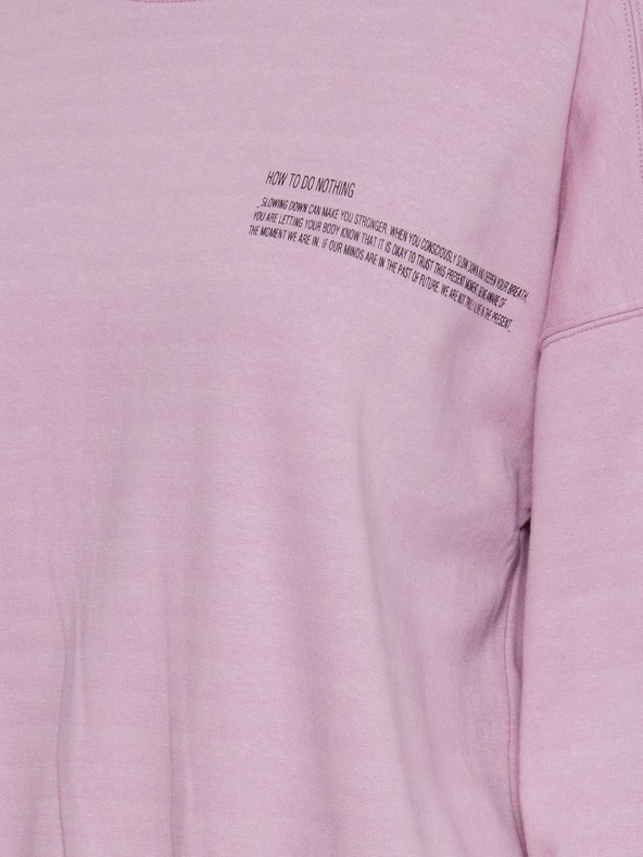 ICHI Ružová dámska mikina ICHI