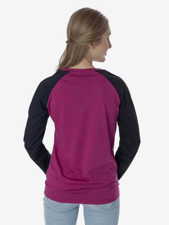 Sam 73 Čierno-ružové dámske tričko SAM 73