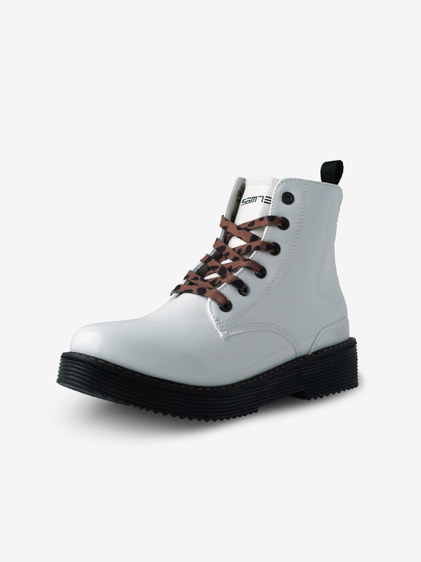 Sam 73 Biele dámske členkové topánky Sam 73 Elizabeth