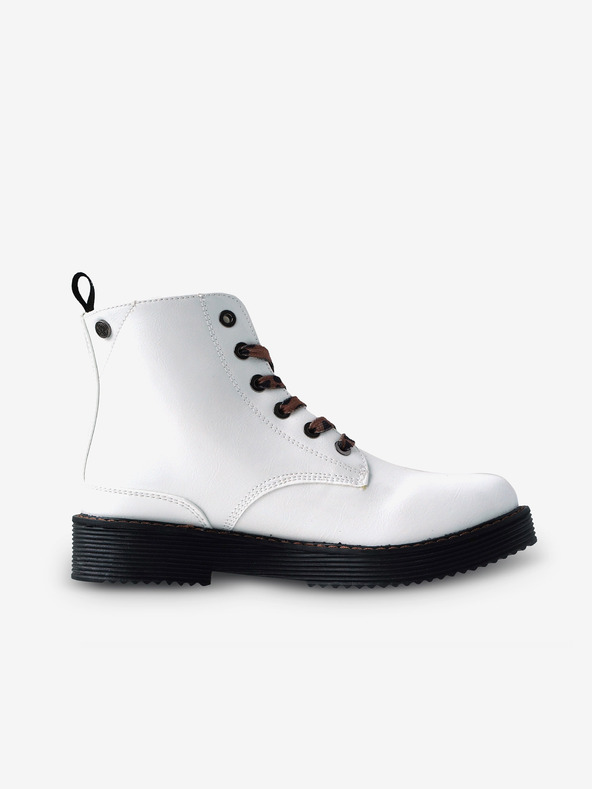 Sam 73 Biele dámske členkové topánky Sam 73 Elizabeth