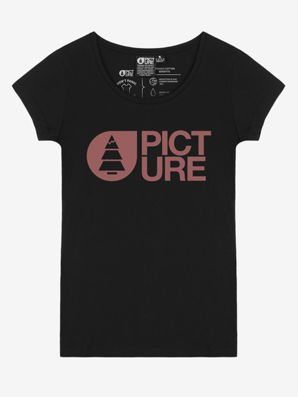 Picture Čierne dámske tričko Obrázok