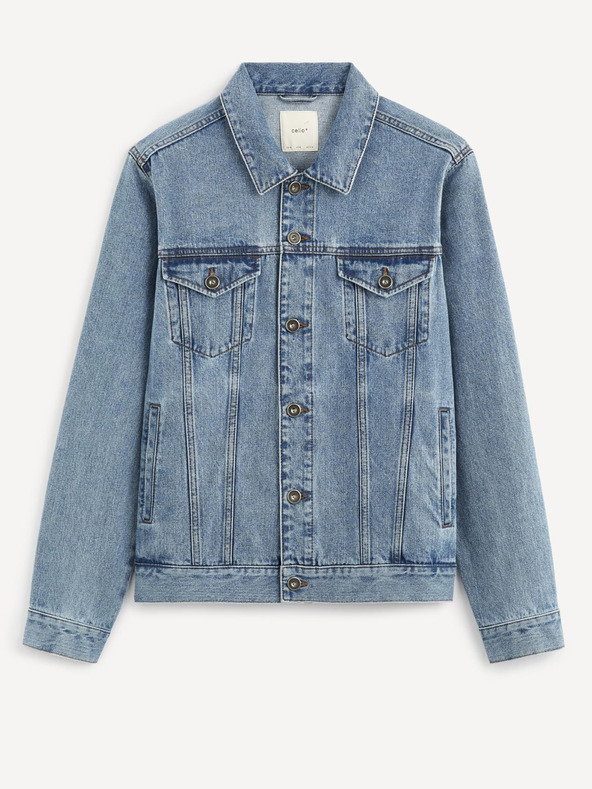 Celio Modrá džínsová bunda Celio Rudenim2
