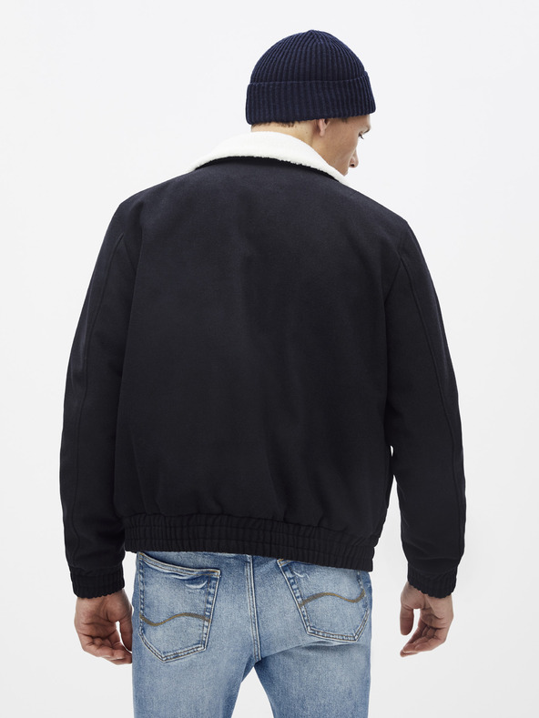 Celio Čierna bunda Celio Suborgwool