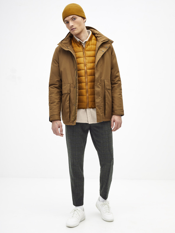 Celio Hnedá bunda Celio Supheat