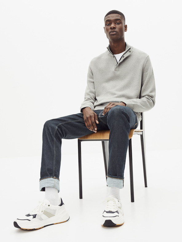 Celio Svetlosivý sveter Celio Perome