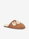 UGG Hnedé pánske semišové domáce topánky UGG Bailey Bow II