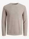Jack & Jones Béžový sveter Jack & Jones Gustav