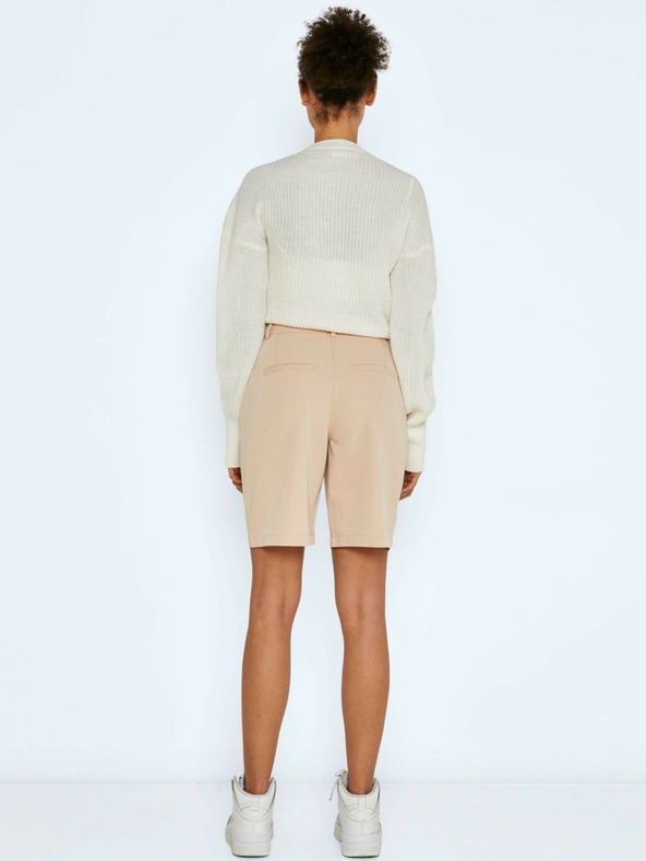 Noisy May Béžové široké šortky Noisy May Drew