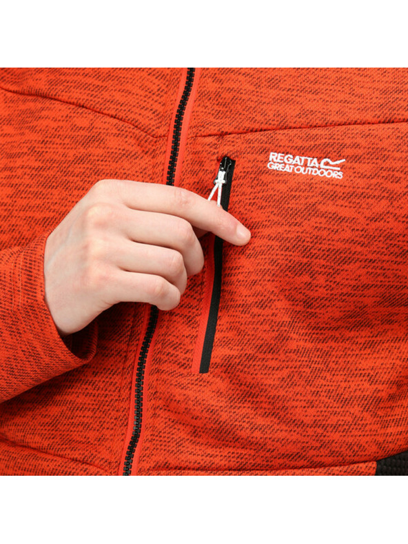 Regatta Pánska mikina Regatta RML216 Farson T26 Oranžová