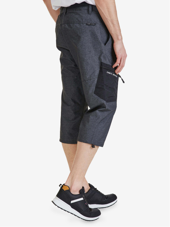 Sam 73 Tmavosivé pánske šortky SAM 73 Sanjay