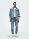 ONLY & SONS Modré slim fit džínsy ONLY & SONS Avi