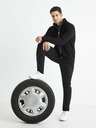 Celio Čierna pánska mikina Celio Beauzip