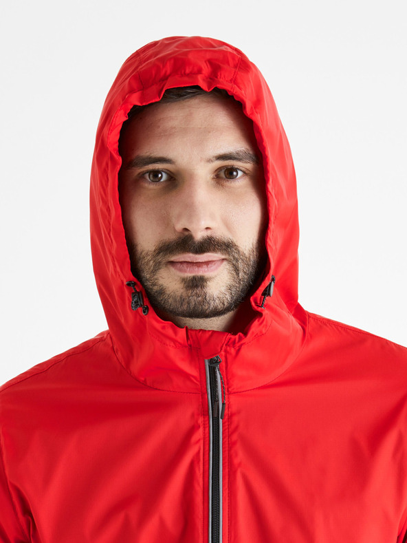 Celio Červená pánska bunda Celio Buwindy