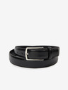 Jack & Jones Čierny kožený opasok Jack & Jones Christopher