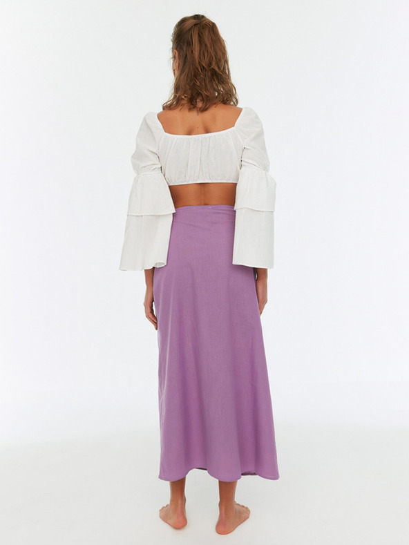 Trendyol Fialová plážová sukňa Trendyol