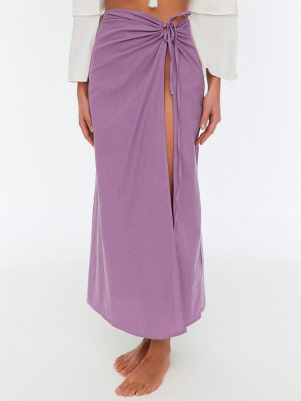 Trendyol Fialová plážová sukňa Trendyol