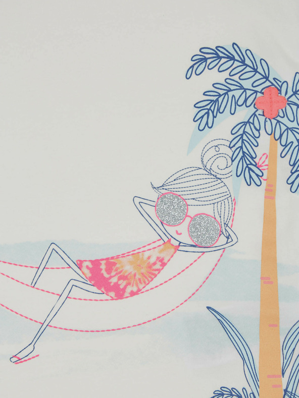 GAP Baby tielko s potlačou GAP