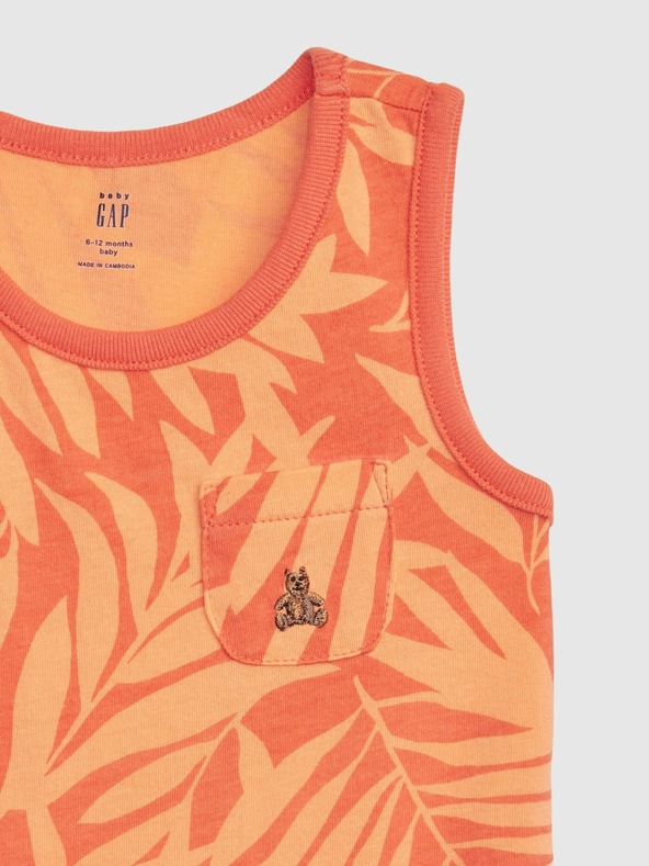 GAP Baby body s medvedíkom GAP