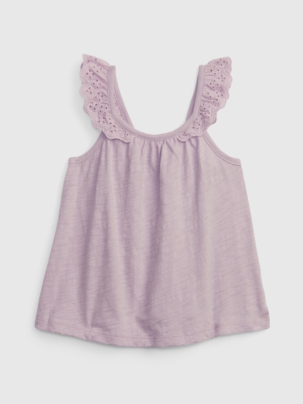 GAP Baby tielko s volánikmi GAP