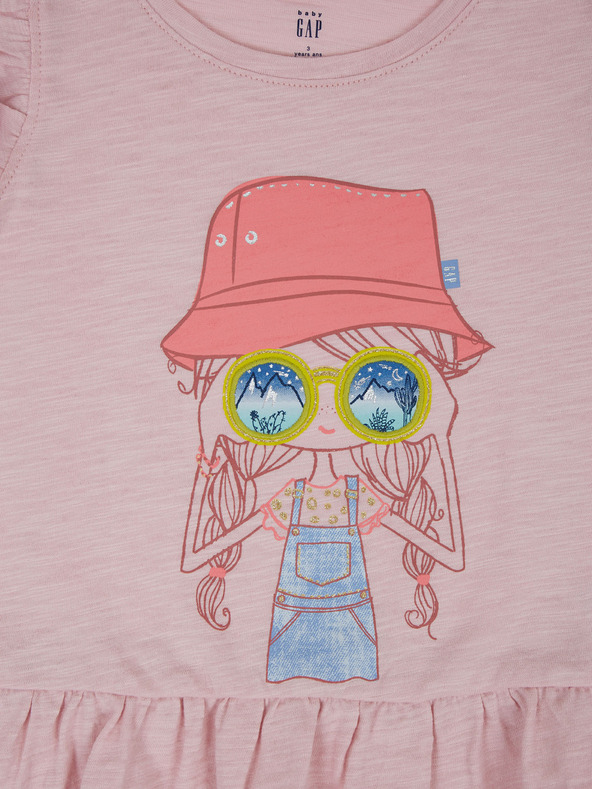 GAP Baby tričko s potlačou GAP