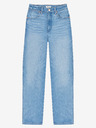 Wrangler Svetlomodré dámske džínsy rovného strihu Wrangler s ripsovým efektom