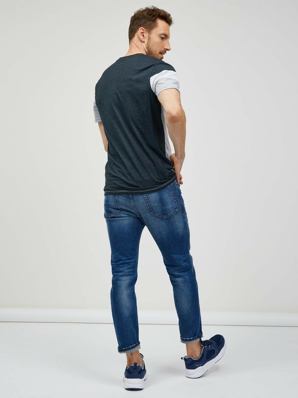 Sam 73 Šedé pánske tričko SAM 73 Kavix