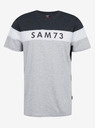 Sam 73 Šedé pánske tričko SAM 73 Kavix