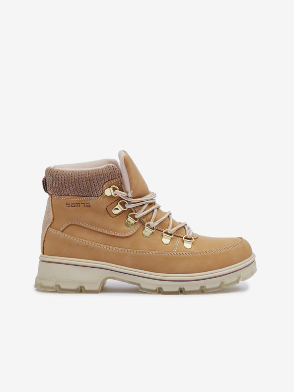 Sam 73 Svetlohnedé dámske zimné členkové čižmy SAM 73 Nasawota
