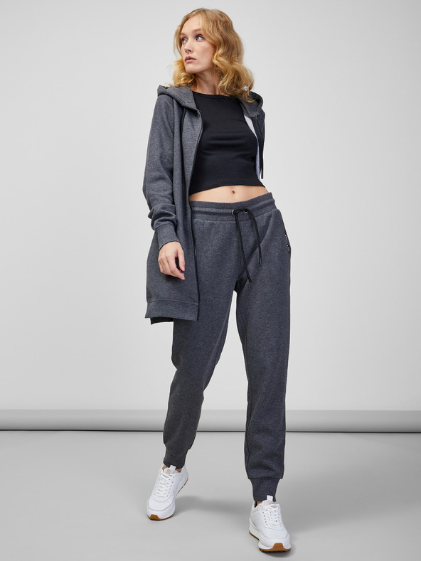 Sam 73 Šedá dámska žíhaná mikina so zipsom SAM 73 Drusilia