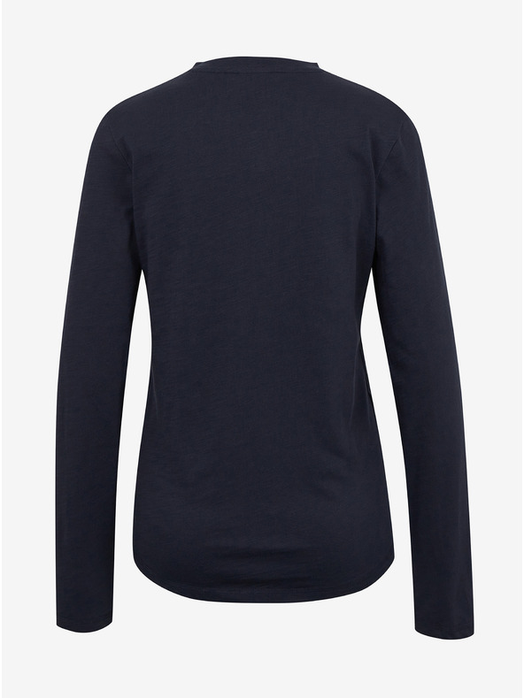 Sam 73 Tmavomodré dámske tričko s dlhým rukávom SAM 73 Naivara