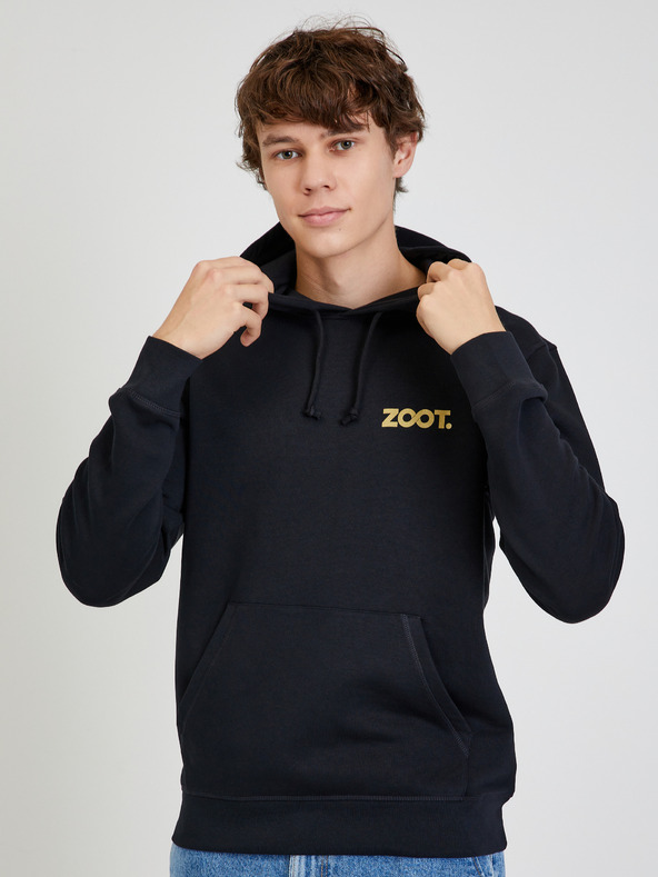 ZOOT.collab Čierna unisex mikina s kapucňou ZOOT