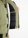 Celio Pánska khaki bunda s kapucňou Celio Cuchunky