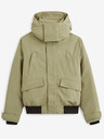 Celio Pánska khaki bunda s kapucňou Celio Cuchunky
