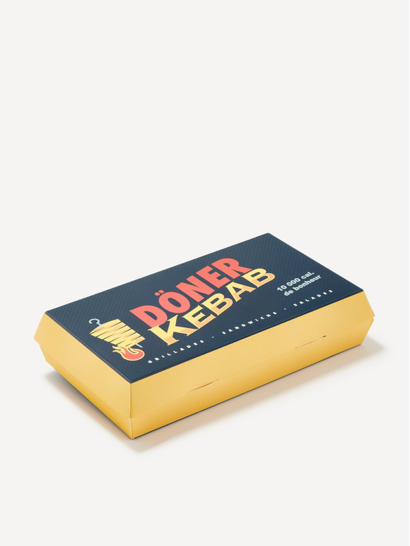 Celio Šedé a modré pánske pyžamo v darčekovom balení Celio Kebab