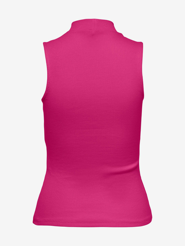 ONLY Tmavoružový dámsky základný top ONLY Nessa