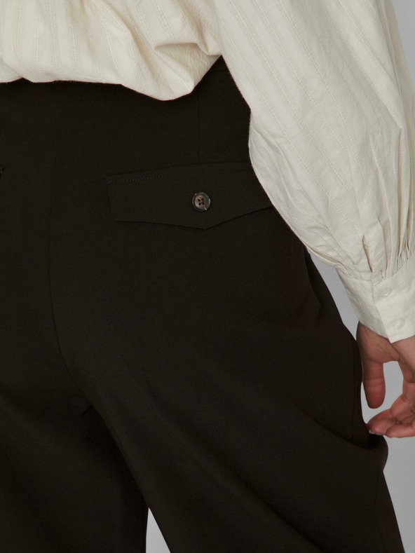 Vila Čierne dámske nohavice VILA Clory