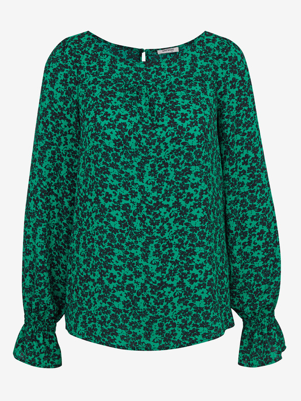 Orsay Čierno-zelená dámska kvetovaná blúzka ORSAY