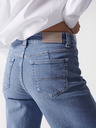 Salsa Jeans Modré dámske džínsy so širokými nohavicami Salsa Jeans