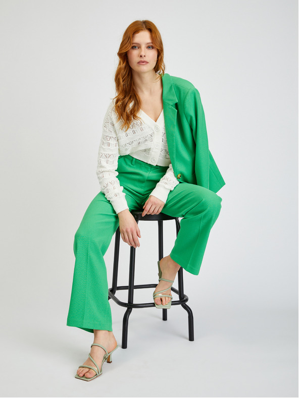 Orsay Krémový dámsky vzorovaný sveter ORSAY