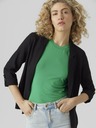 Vero Moda Čierna dámska bunda s ľanom VERO MODA Jesmilo
