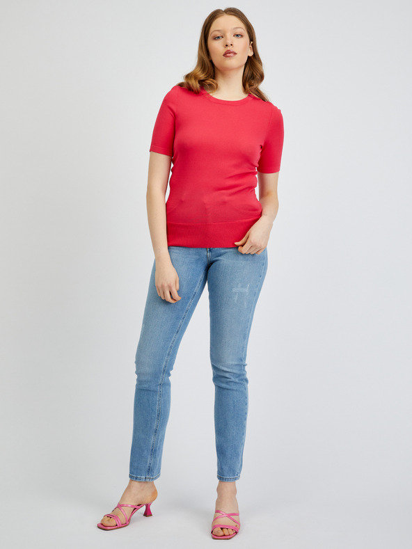 Orsay Tmavoružové dámske tričko ORSAY