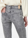 ONLY Šedé dámske džínsy skinny fit ONLY