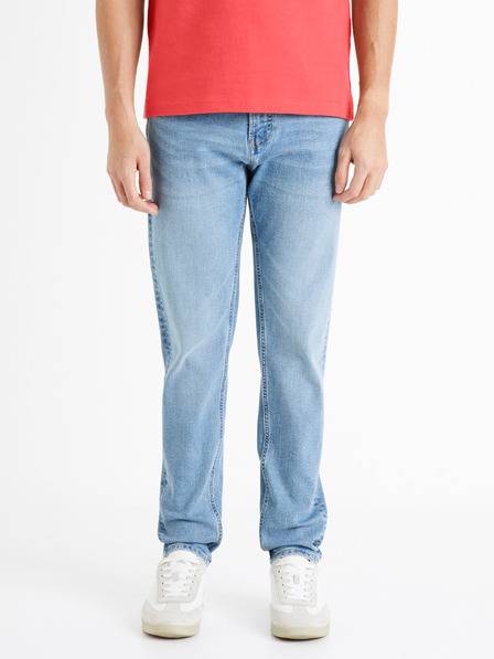 Celio Svetlomodré pánske slim fit džínsy Celio C25 Doslight25